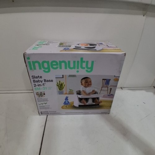 INGENUITY BABY BASE 2-IN-1 SEAT BOOSTER FEEDING SEAT - SLATE image 5