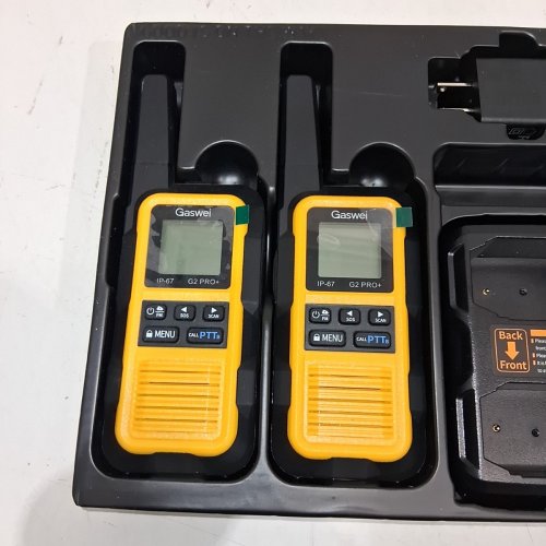 2PK GASWEI IP67 WATERPROOF FLOATING LONG RANGE TWO WAY RADIO - YELLOW/BLACK (MODEL: G2PRO) image 3