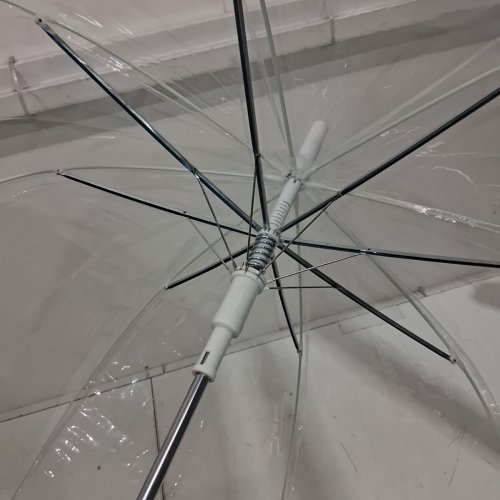 AMAZON BASICS ROUND BUBBLE UMBRELLA - 35" - CLEAR image 3