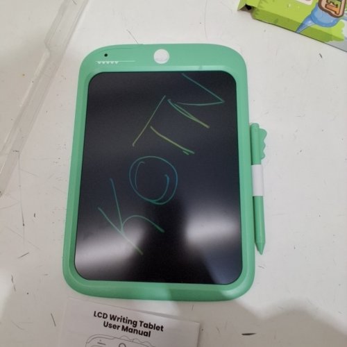 BRAVOKIDS LCD WRITING DRAWING TABLET DOODLE BOARD TABLET - 10" - GREEN (MODEL:LCD09) image 2
