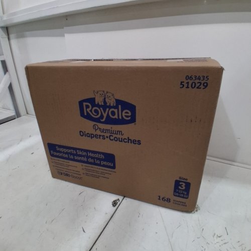 168PK ROYALE PREMIUM DISPOSABLE DIAPERS - SIZE 3 (MODEL: 51029) image 2