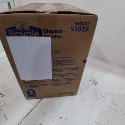 168PK ROYALE PREMIUM DISPOSABLE DIAPERS - SIZE 3 (MODEL: 51029) image 3