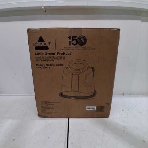 BISSELL LITTLE GREEN PORTABLE DEEP CLEANING VACUUM - 37OZ TANK MAX - GREEN/GREY (MODEL : 2513B) image 5