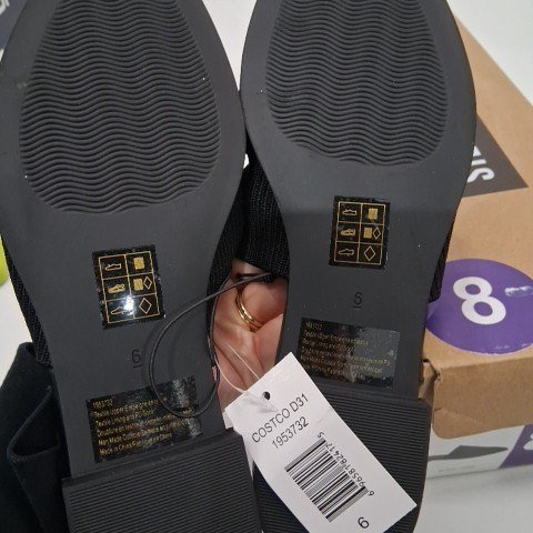 WOMEN’S STEVE MADDEN KNIT SLIDE - SIZE 6 - BLACK (MODEL: 1953732) image 3