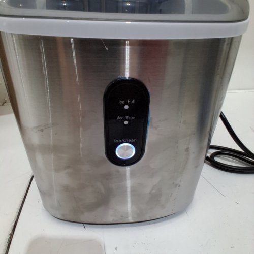 EUHOMY COUNTERTOP NUGGET ICE MAKER - MAKES 35LBS IN A DAY - STAINLESS STEEL (MODEL: IM002-N) image 2