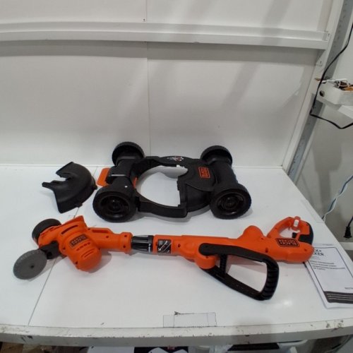 BLACK + DECKER COMPACT ELECTRIC MOWER, 12" ORANGE (MODEL: BESTA512) image 3