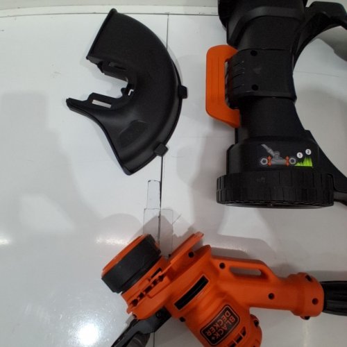 BLACK + DECKER COMPACT ELECTRIC MOWER, 12" ORANGE (MODEL: BESTA512) image 4