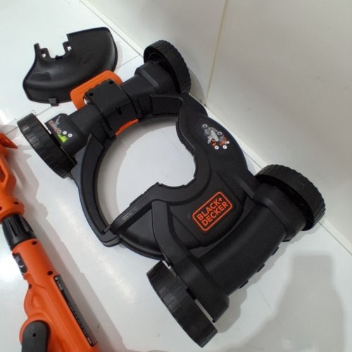 BLACK + DECKER COMPACT ELECTRIC MOWER, 12" ORANGE (MODEL: BESTA512) image 5