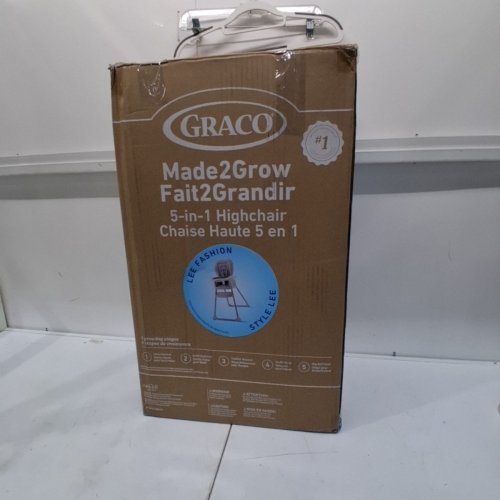 GRACO MADE2GROW 5-IN-1 CONVERTIBLE HIGHCHAIR - LEE FASHION (MODEL: 2220384) image 5