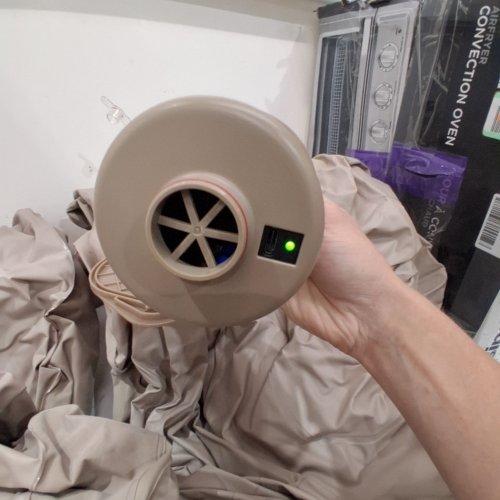 EKEPE AIR MATTRESS WITH BUILT IN PUMP - QUEEN - BROWN image 2