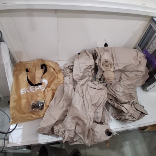 EKEPE AIR MATTRESS WITH BUILT IN PUMP - QUEEN - BROWN image 4
