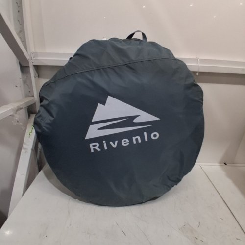 RIVENLO DOUBLE LAYER WATERPROOF POP-UP CAMPING TENT WITH CARRYING BAG - FITS 5-6 PEOPLE - BLUE/GREY image 5