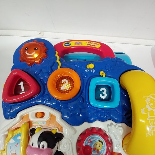 VTECH SIT-TO-STAND LEARNING WALKER - BLUE (EXCLUSIVE) image 2