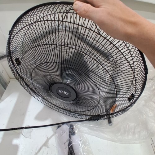 XCITY HIGH VELOCITY 3-SPEED ADJUSTABLE TILT HEAVY DUTY METAL FLOOR FAN - 20" - BLACK (MODEL: FANFLOOR20) image 2