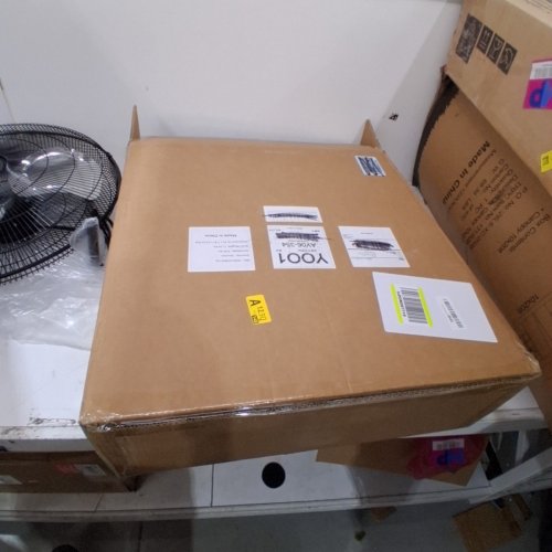 XCITY HIGH VELOCITY 3-SPEED ADJUSTABLE TILT HEAVY DUTY METAL FLOOR FAN - 20" - BLACK (MODEL: FANFLOOR20) image 6