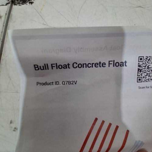 GARVEE BULL FLOAT MAGNESIUM CONCRETE FLOAT - 48" - RED (MODEL: Q7B2V ) image 2