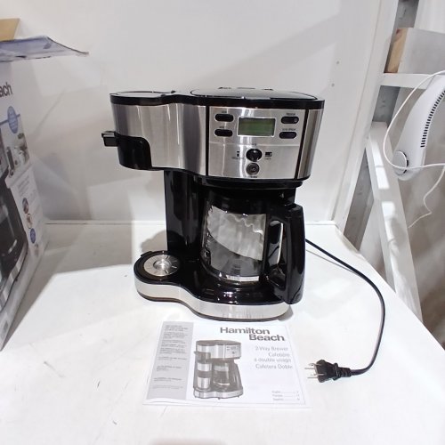 HAMILTON BEACH 2-IN-1 SINGLE SERVE/DRIP COFFEE MAKER - BLACK (MODEL#: 49980A/49980RG) image 3