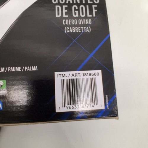 3PK KIRKLAND SIGNATURE PREMIUM CABRETTA LEATHER GOLF GLOVES - LEFT HAND - LARGE - WHITE (MODEL: 1819560) image 2