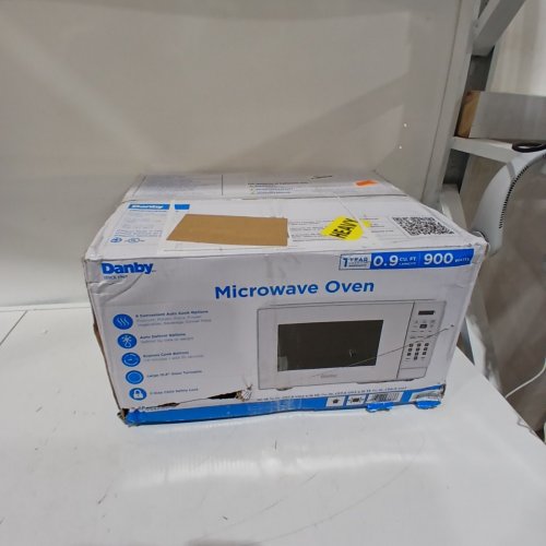 DANBY COUNTERTOP MICROWAVE WITH 10 POWER LEVELS, 6 AUTO-COOK PRESETS, EXPRESS COOK + 30 SEC, AUTO DEFROST & CHILD LOCK, 0.9 CU. FT. 900WATTS, WHITE (MODEL: DBMW0921BWW) image 5