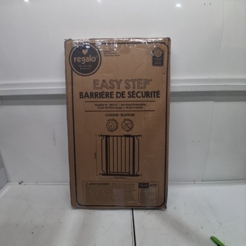 REGALO EASY STEP SAFETY GATE - 29"- 38.5" - WHITE (MODEL: 1160-DS) image 4