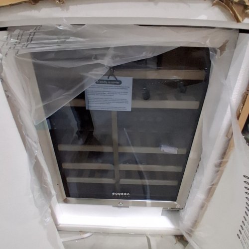 BODEGACOOLER WINE CELLAR WITH GLASS DOOR - HOLD 46 BOTTLES - BLACK (MODEL: CWC-150B-B) image 7