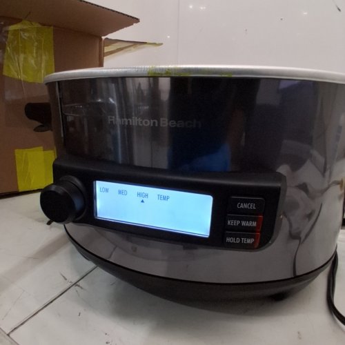 HAMILTON BEACH TEMP TRACKER SLOW COOKER - 6 QT - BLACK (MODEL: 33866) image 2