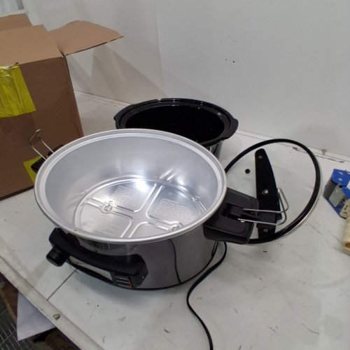 HAMILTON BEACH TEMP TRACKER SLOW COOKER - 6 QT - BLACK (MODEL: 33866) image 4
