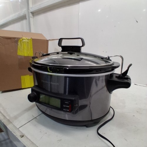 HAMILTON BEACH TEMP TRACKER SLOW COOKER - 6 QT - BLACK (MODEL: 33866) image 5