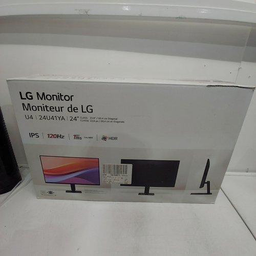 LG 24" IPS 1080P FULL HD MONITOR - 120HZ, 1MS, HDR - BLACK (MODEL: 24U41YA) image 5