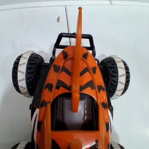 KIDS HOTWHEELS MONSTER TRUCKS REMOTE CONTROLLED TIGER SHARK TRUCK - 1:24 SCALE - ORANGE/BLACK image 7
