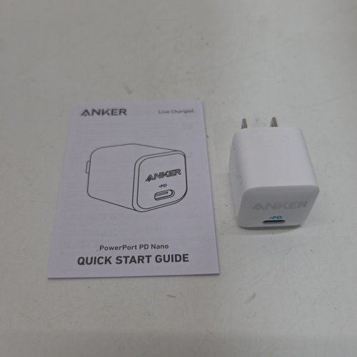 ANKER ULTRA-COMPACT USB-C FAST NANO CHARGER BLOCK - 20W - WHITE (MODEL: A2654) image 2