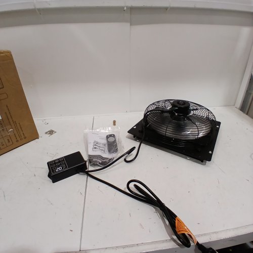 EHIAIR SHUTTER EXHAUST FAN - 120 V, 40W - BLACK (MODEL: HIFANXEXHAUST12) image 2