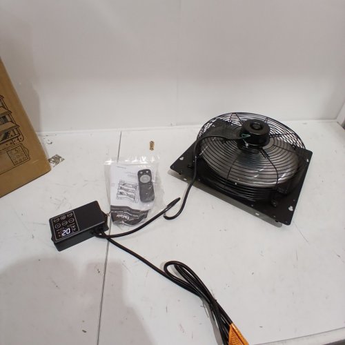 EHIAIR SHUTTER EXHAUST FAN - 120 V, 40W - BLACK (MODEL: HIFANXEXHAUST12) image 3