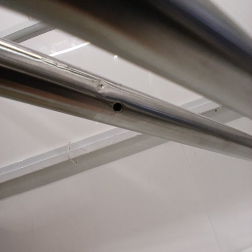 BAOYOUNI TENSION SHELF ADJUSTABLE CLOSET ROD 33.07''-46.26'' image 4