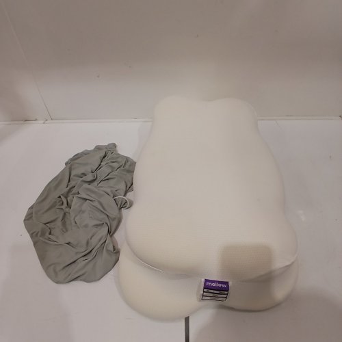 MELLOW SLEEP CLOUD ALIGN ULTIMATE COOLING COMFORT PILLOW WITH COVER - REGULAR 11.8" X 19.7" X 4.3" -5.1" - WHITE / GREY (MODEL: MELLOW) image 2