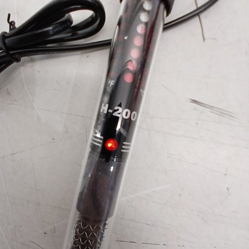 SEVEN MASTER GLASS AQUARIUM THERMOSTAT HEATER ROD WITH 2 SUCTION CUPS - 110 V - 300W - BLACK image 2