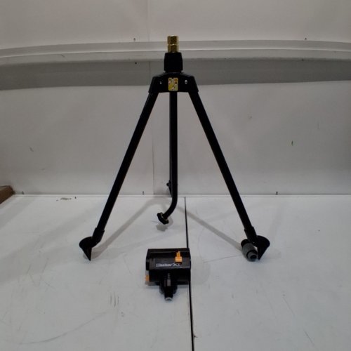 MELNOR MINIMAX TURBO OSCILLATING SPRINKLER ON TRIPOD - 4000 SQ. FT - BLACK/YELLOW (MODEL: 65178AMZ) image 2