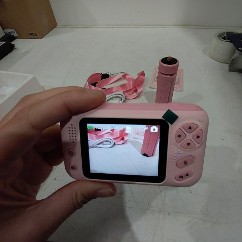 KIDS DIGITAL CAMERA WITH 8 FILTERS 9 RESOLUTIONS - 720P - PINK (MODEL: S9) image 2