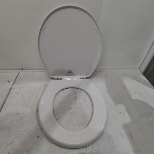 BEMIS ECONOMY PLASTIC TOILET SEAT - WHITE (MODEL: 730SLEC 000) image 3