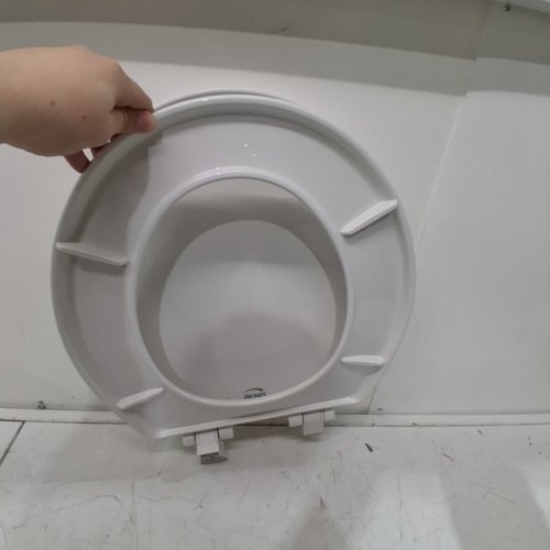 BEMIS ECONOMY PLASTIC TOILET SEAT - WHITE (MODEL: 730SLEC 000) image 4