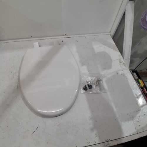BEMIS SLOW CLOSE EASY CLEAN TOILET SEAT - ELONGATED 18.5" - WHITE (MODEL: 7300SLEC-000) image 2