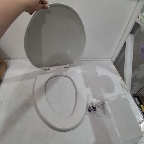 BEMIS SLOW CLOSE EASY CLEAN TOILET SEAT - ELONGATED 18.5" - WHITE (MODEL: 7300SLEC-000) image 3