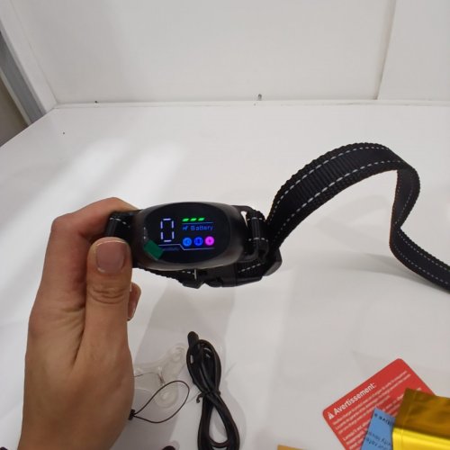 TUCNKAC BARK COLLAR WITH REMOTE TAG AND AUTO MODE - SHOCK, VIBRATION, TONE COLLAR WITH ADJUSTABLE SENSITIVITY - WATERPROOF RECHARGEABLE DOG TRAINING COLLAR FOR SMALL TO LARGE DOGS - BLACK (MODEL: S7) image 2
