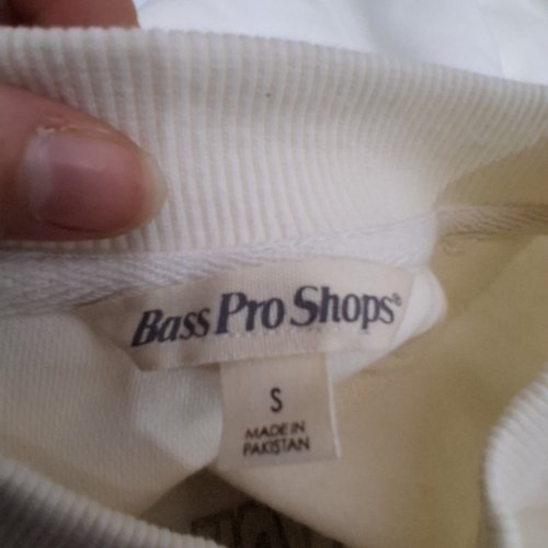 UNISEX BASS PRO SHOP VINTAGE CREW NECK SWEATSHIRT - SMALL - CREAM image 4
