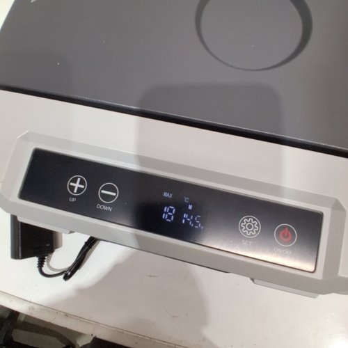 EUHOMY CAR REFRIGERATOR COMPRESSOR ELECTRIC COOLER WITH APP CONTROL - 12V - 10L - BLACK/GREY (MODEL: CF020-10GR-CAEH) image 2