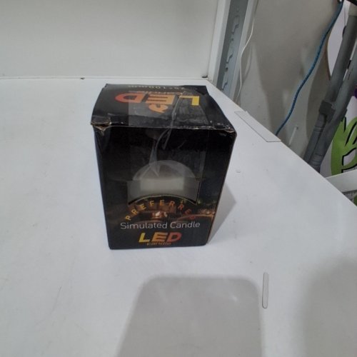 FLICKERING FLAMELESS LED CANDLE - 4" - CREAM image 4
