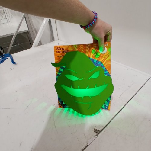 DISNEY LED OOGIE BOOGIE LIGHT DECORATION - 8.5" - GREEN (STYLE: 554824) image 3