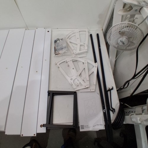 NICETREE SHOE CABINET WITH 2 FLIP DRAWERS, HOLDS UP TO 12–24 PAIRS - WHITE (MODEL: NT-SC001) image 3