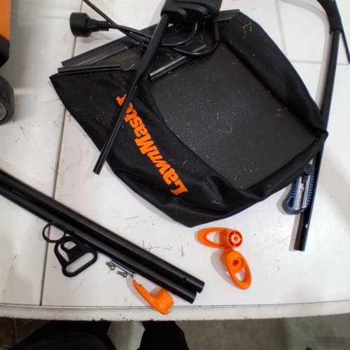 LAWNMASTER ELECTRIC CORDED LAWN MOWER - 11AMP - 14" - ORANGE (MODEL: MEB1114K) image 7