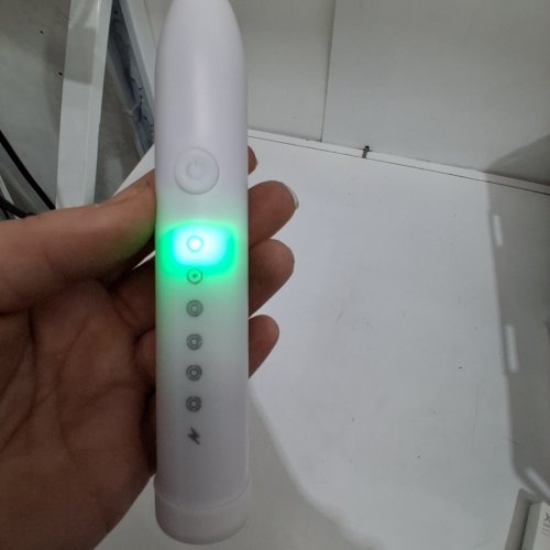 SONIC ELECTRIC TOOTHBRUSH WITH 6 REPLACEABLE BRUSHES - 3.7V 1W 500MAH - WHITE image 2